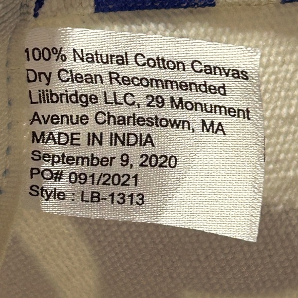 NEW The Lilibridge Bag canvas tote Beach Vacation Cafe Matisse - Picture 5 of 8